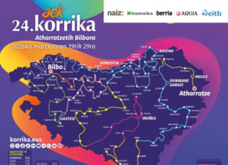 24. Korrika ya tiene recorrido