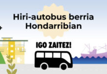 Otsailaren 24an jarriko da martxan Hondarribiko lehen hiri-autobus zerbitzua