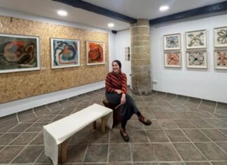 Julia Lasaren “Hutsa – Desierta” erakusketa ikusgai Maddalen Arte Gunean