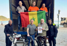 Zarautzen abandonatutako bizikletak Senegalera bidaliko dira