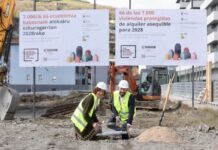 Hasiera eman zaie Eusko Jaurlaritzak Zorrotzaurren programatu dituen alokairuko 1.082 etxebizitza babestuetatik 66 eraikitzeko obrei