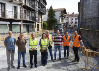 Lurralde Kohesioak 3,7 milioiko inbertsioa eragin du Berako zeharbidean eta Kanttonberri kaleko zoladura, hornidura, saneamendu, euri-ur eta zerbitzuetan