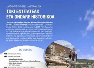 Kulturak Toki Erakundeen eta Ondaren Historikoaren lehen jardunaldia ospatuko du