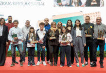 La Diputación refuerza la apuesta por el deporte para todas las edades en los Premios Bizkaia Kirolak Sariak 2026