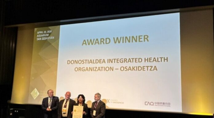 Osakidetzak nazioarteko Quality Innovation Award-QIA saria jaso du tratamendu eraginkorrik ez duten gaixotasunentzako terapia aurreratuetan egindako kudeaketagatik