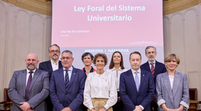 Chivite Lehendakariak Unibertsitate Sistemaren lehen Foru Legearen aurreproiektua aurkeztu du, Nafarroak horrekin “eredu propioa eraikitzen” baitu