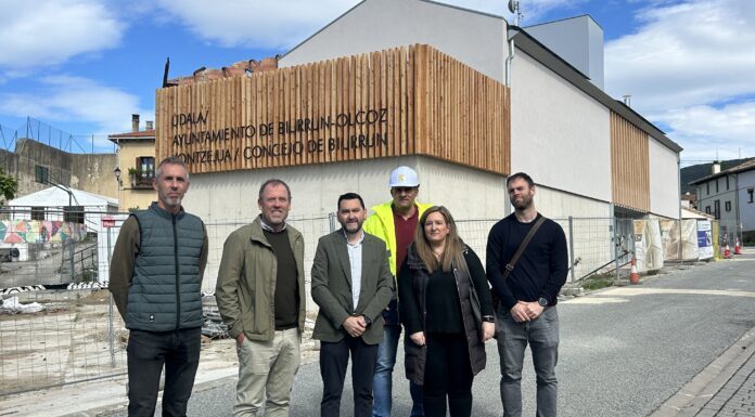 Lurralde Kohesioak 942.874 euroko inbertsioa bideratu du Biurrun-Olkotzeko Udaletxe eta Kontzeju Etxe berria eraikitzeko