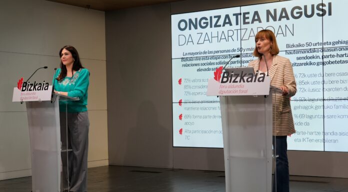 Bizkaia envejece con altos niveles de bienestar, actividad y cohesión social, según un estudio encargado por la Diputación