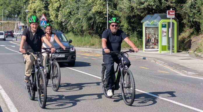Barakaldok 20 bizikleta elektriko ditu Gorostizan, Barakaldo Natura Basatia ezagutzeko