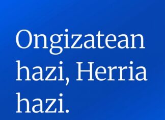 ONGIZATEAN HAZI, HERRIA HAZI