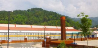 Atacan con pintura y rompen las lunas de media docena de tranvías de CAF estacionados en Navarra