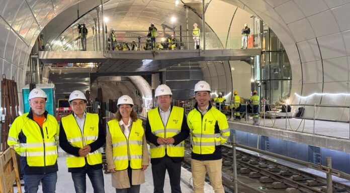 Concluida la obra civil de la estación de La Concha, último hito subterráneo del nuevo Topo