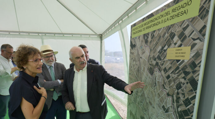 Nafarroako Gobernuak 22 milioiko inbertsio berri bat baimendu du Ribaforadan ureztatzeko 1.500 hektarea berritzeko