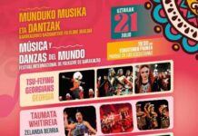 Barakaldok munduko musika eta dantzak hurbilduko ditu Eskulturen Parkera Nazioarteko Folklore Jaialdiarekin