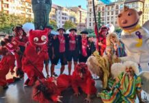 Karmenak jai-eredu bat finkatzen ari dira, milaka parte-hartzaileekin, eta giro bikain batekin kaleetan