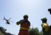 Bizkaia mantiene en servicio su helicóptero de extinción para mejorar la lucha contra los incendios forestales