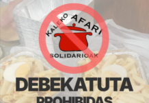 Kaleko Afari Solidarioak denuncia que el Ayuntamiento de Donostia deja sin cena a más de 300 personas tras prohibir las iniciativas populares