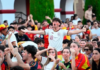 Dos arrestados en Bilbao por agredir a un espectador que vestía la camiseta de la selección española durante la final del Mundial