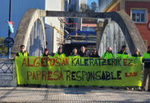Gipuzkoa concentró dos tercios de las huelgas de Euskadi en los cuatro primeros meses del año