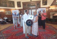 La pirotecnia Di Matteo Fireworks recibe el Premio del Jurado del XXXIV Concurso de Fuegos de Bilbao de manos de Itziar Urtasun