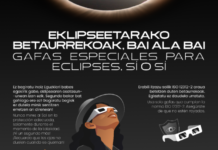 Consumo aconseja gafas certificadas y mantenerlas puestas «en todo momento» durante el eclipse de agosto