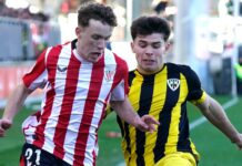 El Bilbao Athletic se enfrenta al Barakaldo CF en su quinto amistoso de preparación