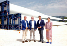 Labrazako parke eolikoa aurrera doa aerosorgailuen lehen palak iritsi ondoren