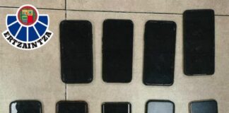Balmasedan gizon bat atxilotu dute Zallan bederatzi telefono mugikor ebasteagatik