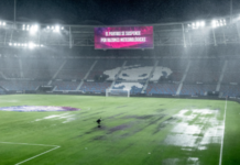 Aplazado el partido entre el Levante UD y el Athletic Club por la climatología adversa y el estado del césped
