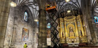 La Basílica de Begoña inicia las labores preparatorias para su intervención arqueológica