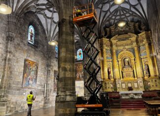 La Basílica de Begoña inicia las labores preparatorias para su intervención arqueológica