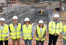Finalizan las excavaciones de las estaciones de Aperribai y Bengoetxe en las obras de la Línea 5 de Metro Bilbao