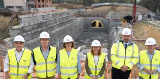 Finalizan las excavaciones de las estaciones de Aperribai y Bengoetxe en las obras de la Línea 5 de Metro Bilbao