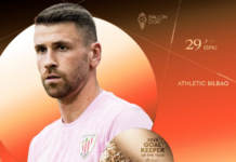 Unai Simón, nominado al Balón de Oro de los porteros